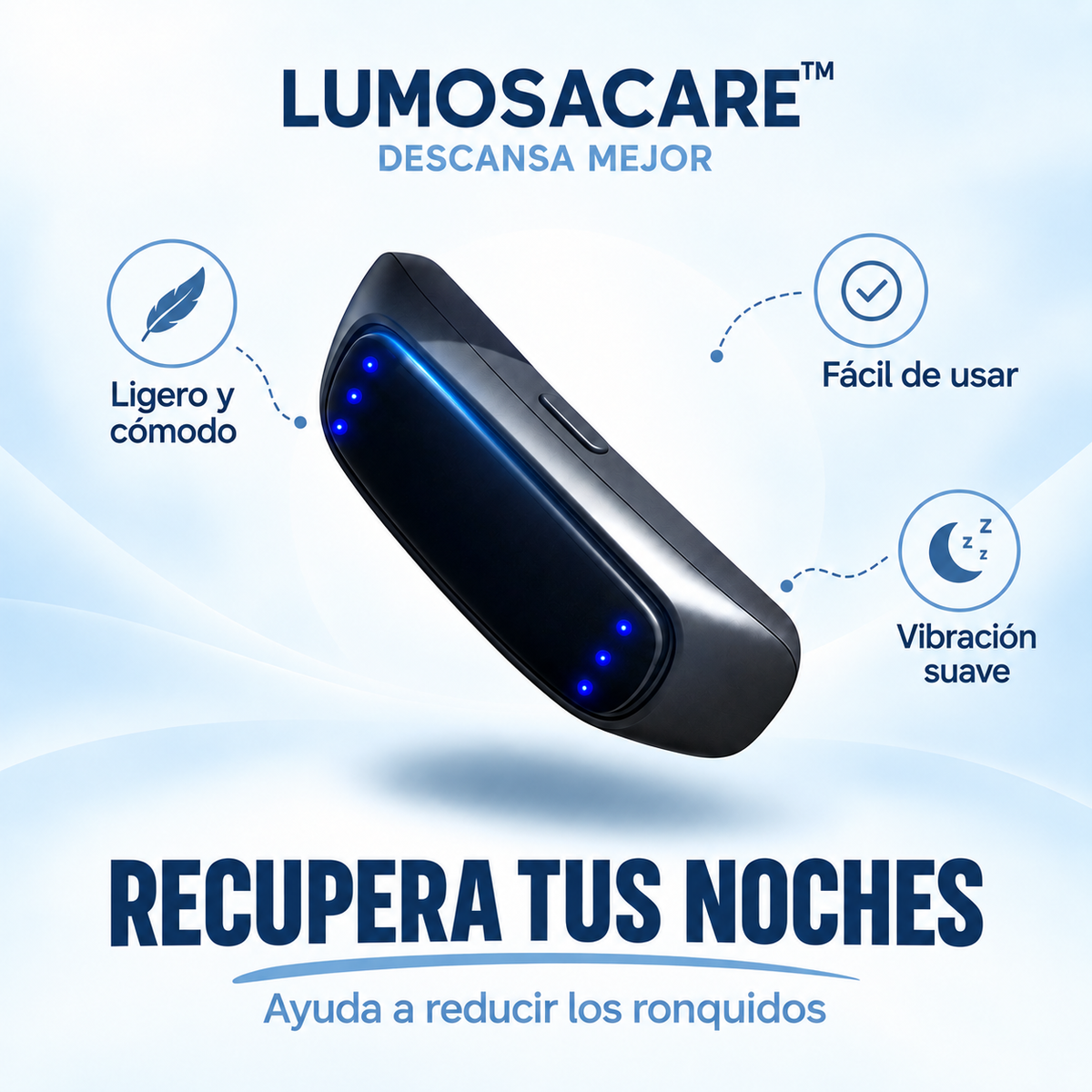 LumosaCare™ Sistema Inteligente Anti-Ronquidos