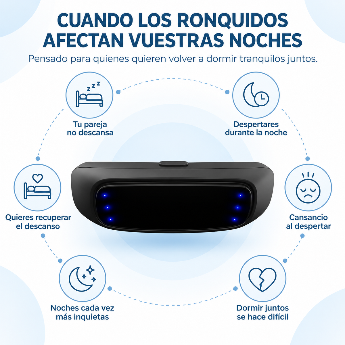LumosaCare™ Sistema Inteligente Anti-Ronquidos
